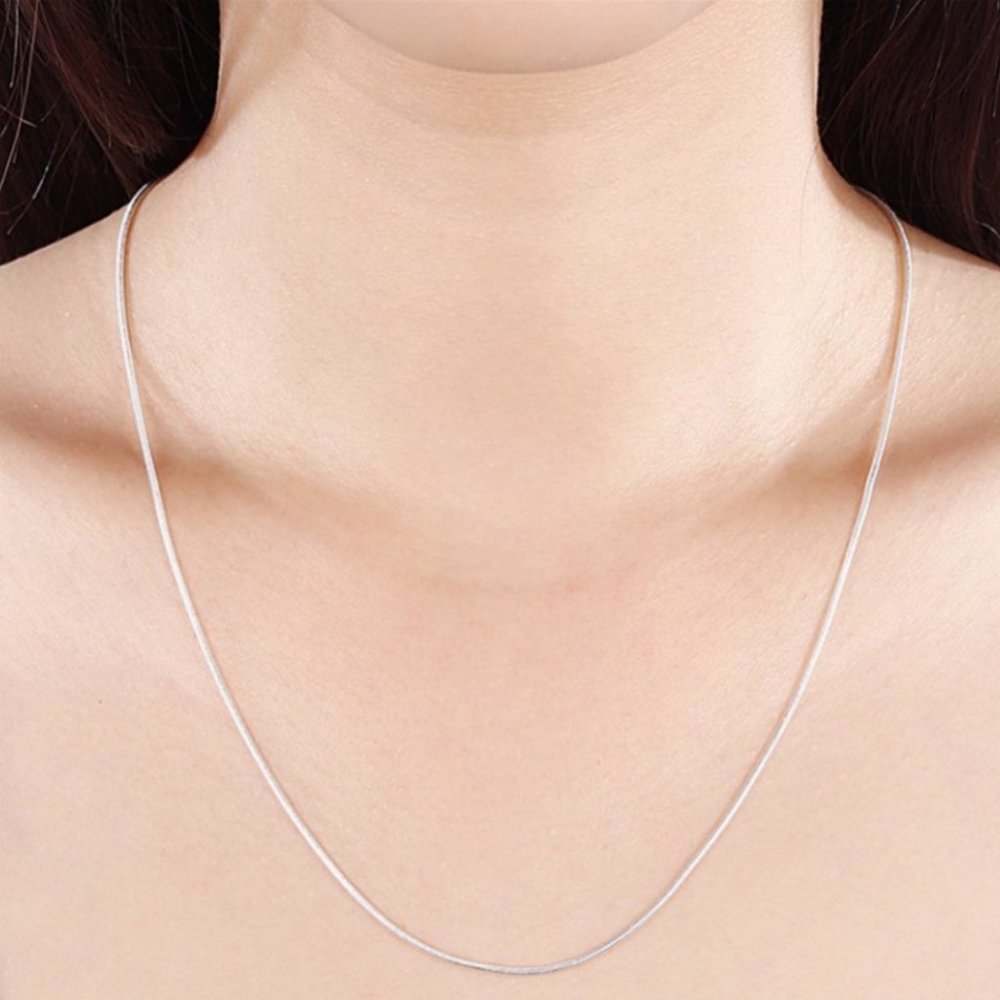 NEW 925 Sterling Silver Snake Chain Necklace - Picture 3 of 6